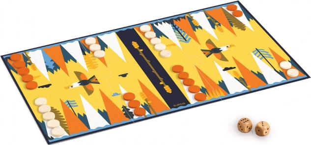 Backgammon társasjáték a Djecotól