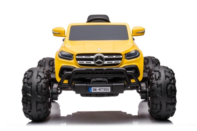 Akkumulátoros Mercedes 4x4 Aranysárga