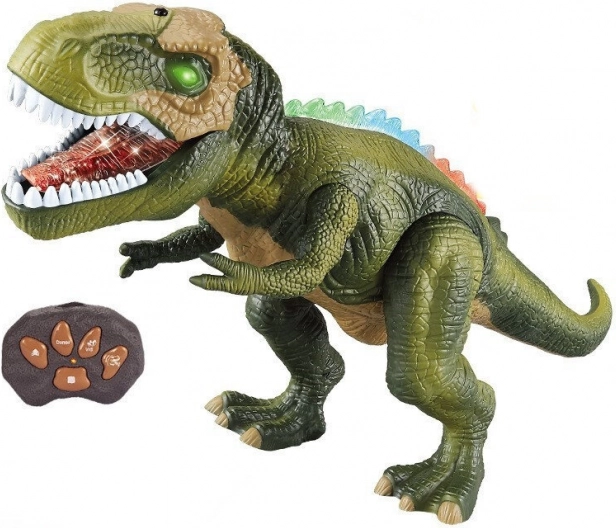 Távirányítású Dino T-Rex fényekkel és hangokkal