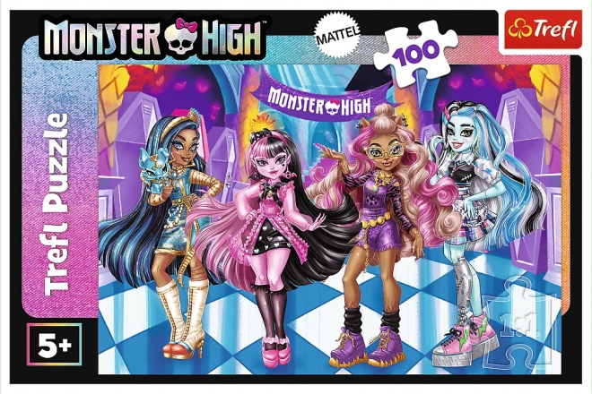 100 darabos puzzle - Szörnyen jó barátok Monster High