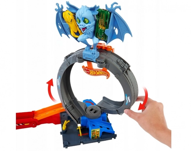 Futópálya Bat Loop hot wheels játékkészlet