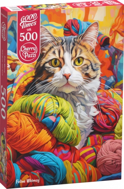 Cherry Pazzi macskás puzzle 500 darabos