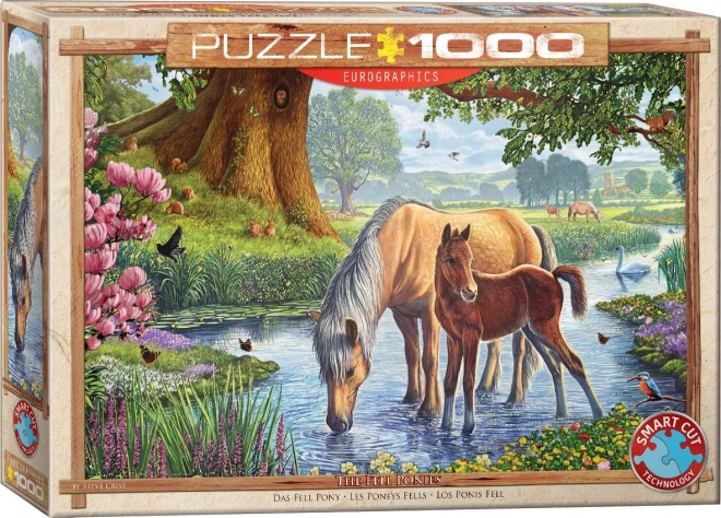 Eurographics puzzle fellsi pónik 1000 darabos kirakó