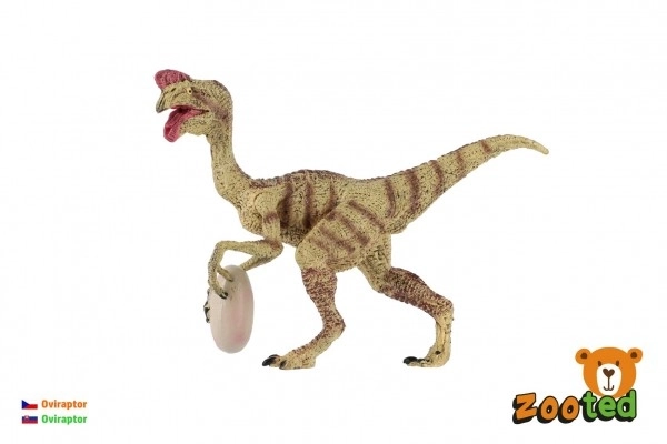 Oviraptor tojással műanyag 12cm tasakban