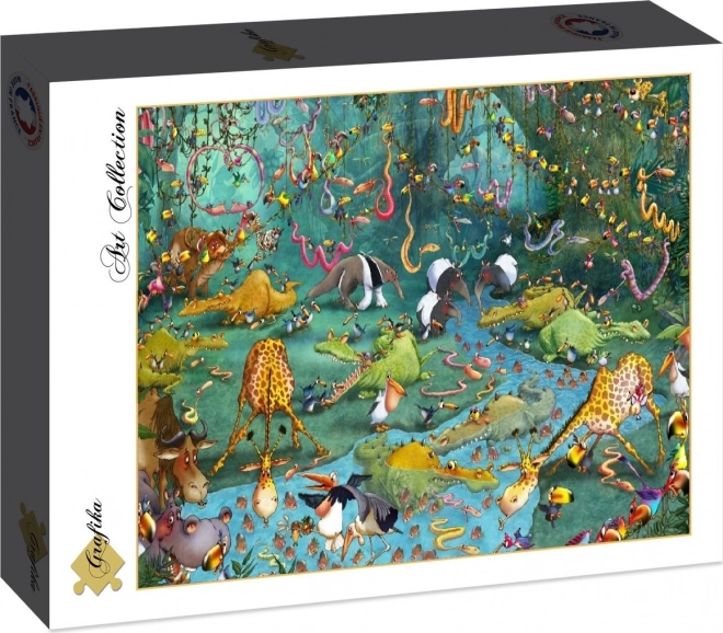 Dzsungel puzzle 2000 darabos