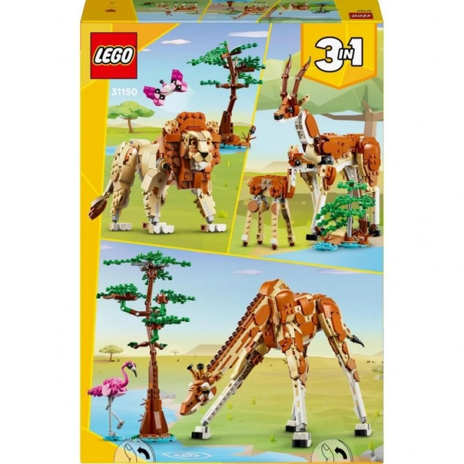 Lego Creator szafari állatok építő készlet