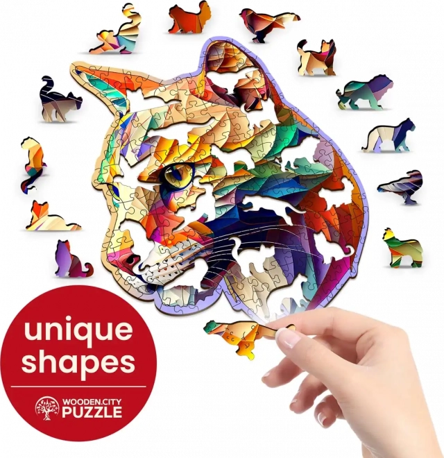 Színes Puma Fa Puzzle 150 Darabos