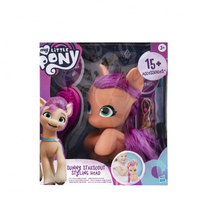 My Little Pony Sunny Starscout fej formázó szett