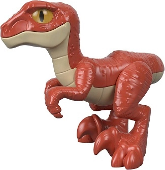 JURASSIC WORLD vörös raptor dinoszaurusz figura