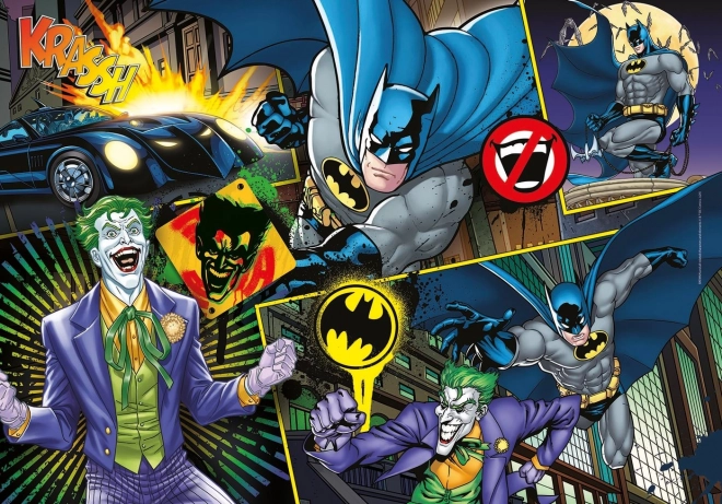 Batman színes puzzle gyerekeknek - 104 darabos