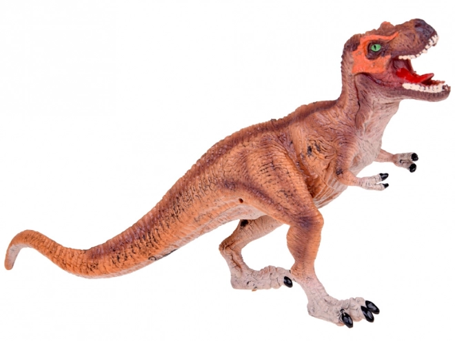 Gumiból készült Tyrannosaurus Rex dinoszaurusz figura gyerekeknek