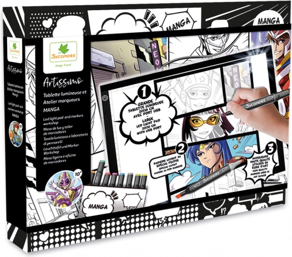 Artissimo - Kreatív készlet Manga fénylappal