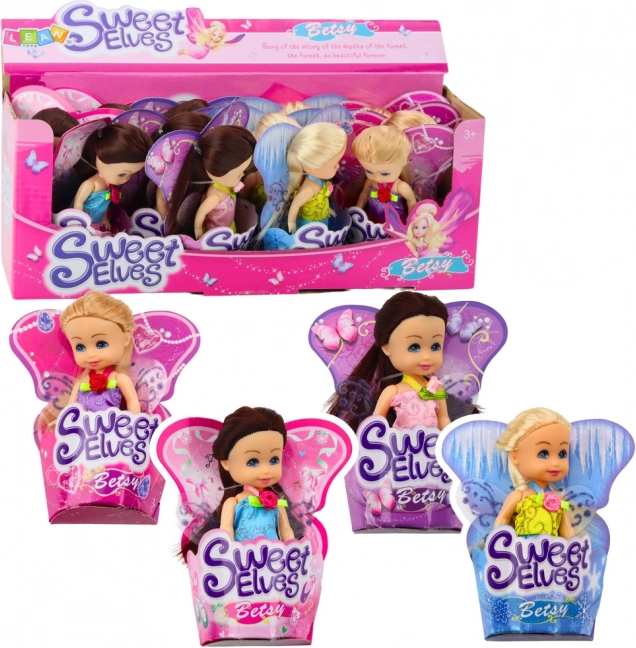 Mini Baba Tündér Betsy 11,5 cm Különböző Minták