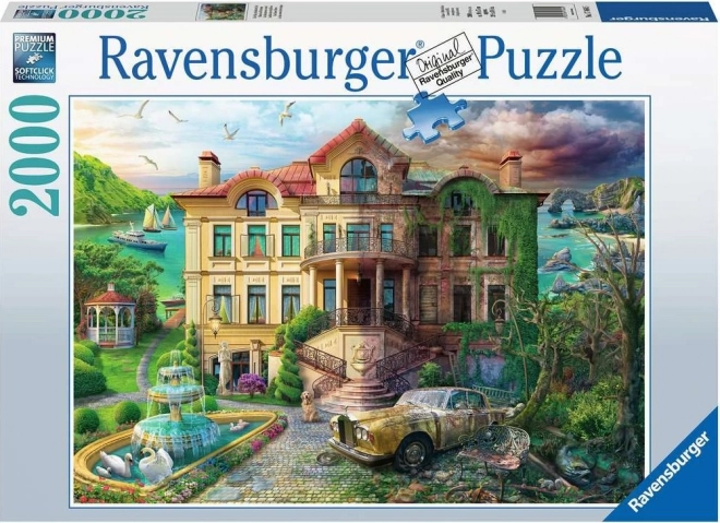 Ravensburger puzzle Öböl menti kastély 2000 darab