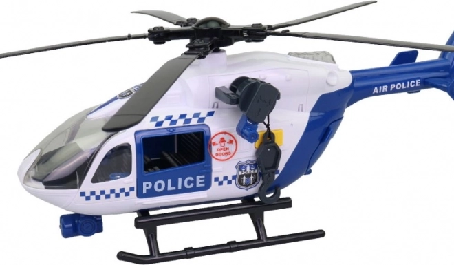 Rendőrségi helikopter elemmel