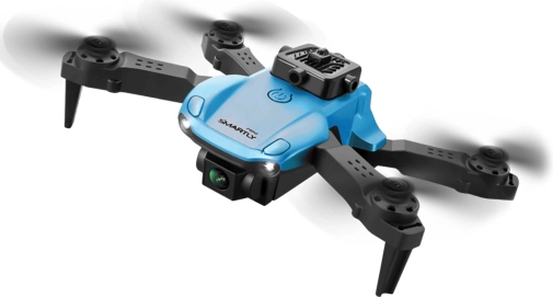 Mini összecsukható RC drón kamera nélkül SMARTLY, kék