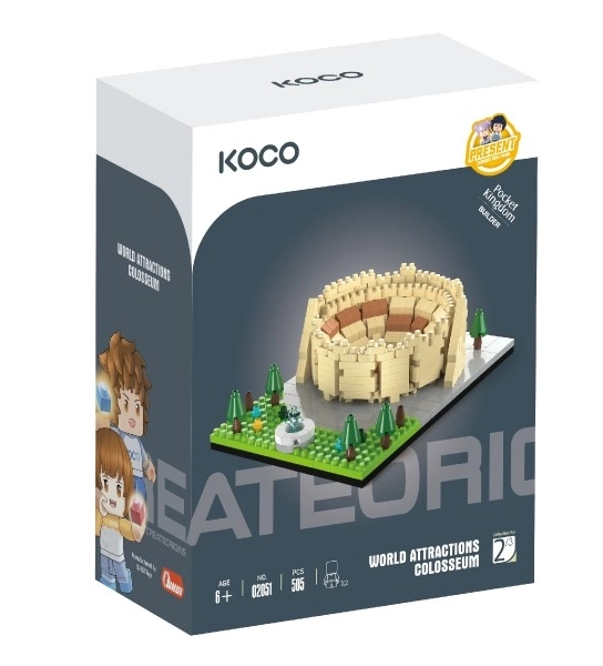 Építőkészlet KOCO Kolosszeum mini műanyag