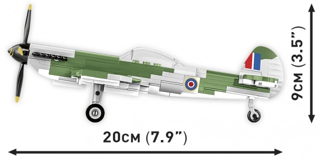 Cobi Spitfire Mk. XVI Bubbletop repülőgépmodell