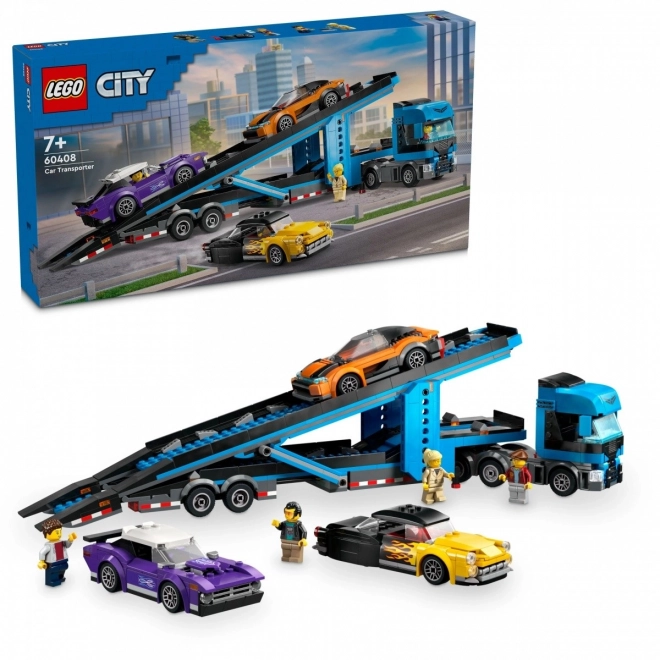 Lego City Autószállító Sportkocsikkal