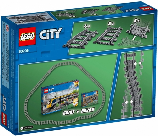 Lego City rugalmas sínek készlet