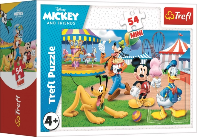 Mickey Mouse puzzle - Vidámpark móka 54 darabos