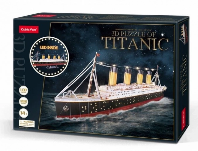 3D Titanic LED Puzzle