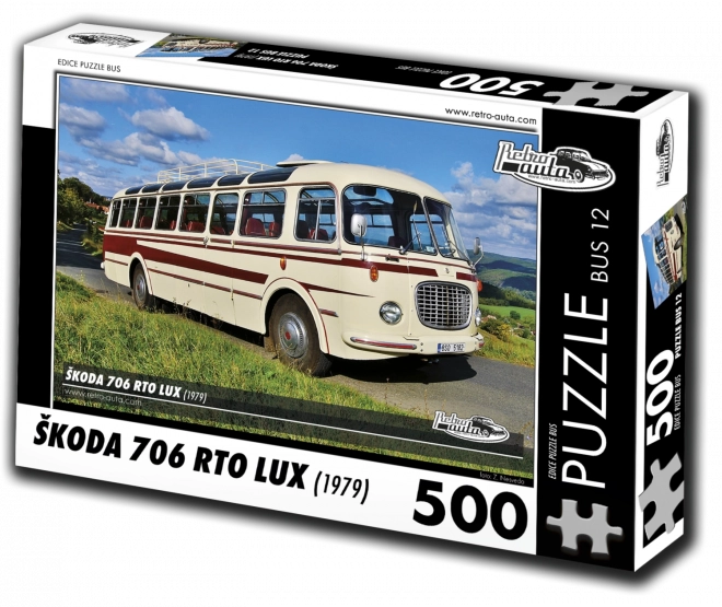 Retro autó kirakós Škoda 706 RTO Lux, 500 darabos