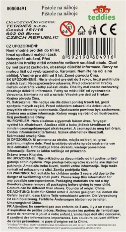 57 cm-es szivacslövedékes pisztoly
