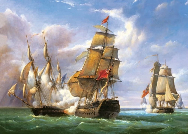Tengerészeti csata 3000 darabos puzzle - CASTORLAND