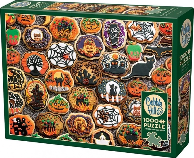 Halloweeni sütemények puzzle 1000 darabos - Cobble Hill