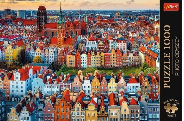 Trefl puzzle premium plus photo odyssey: gdańsk lengyel nézet 1000 darabos készlet