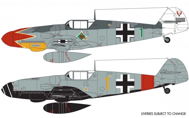 Messerschmitt BF109G-6 műanyag modell 1/72