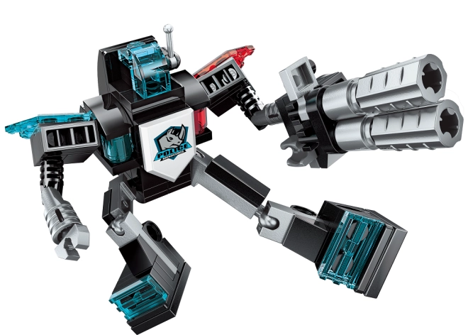 Változatos modellek: autók, tank, repülő és robot