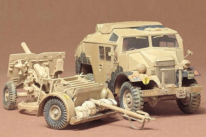 Brit 25 Pndr ágyú és Quad modell