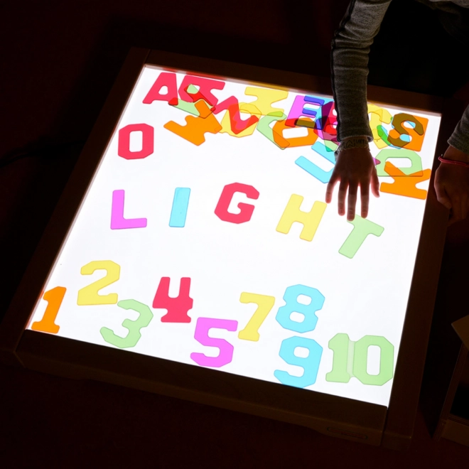 Világító LED panel Masterkidz távirányítóval és Montessori blokkokkal 140 db.