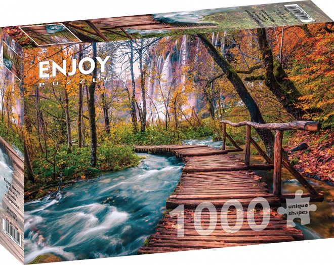 Enjoy puzzle plitvicei-erdőpatak 1000 darabos