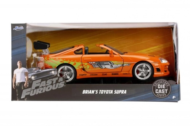 Gyors és dühös Toyota Supra 1995 modellautó 1:24