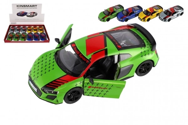 Audi R8 Coupé 2020 modellautó visszahúzhatós 1:36 méretarány