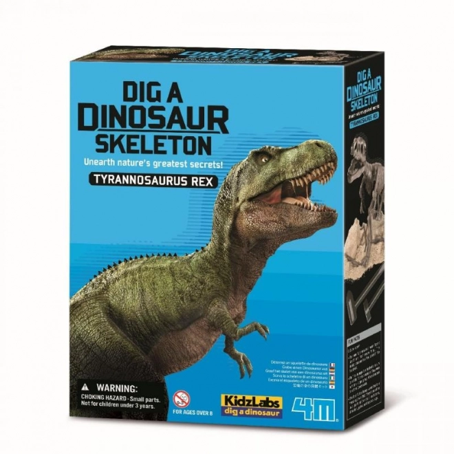 4M dinoszaurusz csontváz - T-Rex