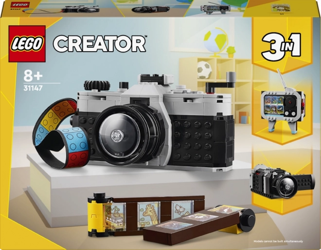 LEGO Creator retro stílusú fényképezőgép