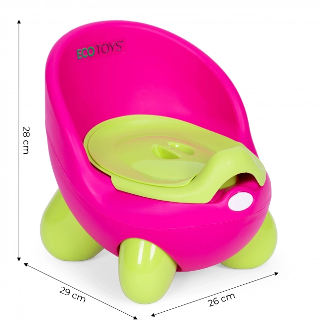 Gyermek bili rózsaszín-zöld, ECOTOYS