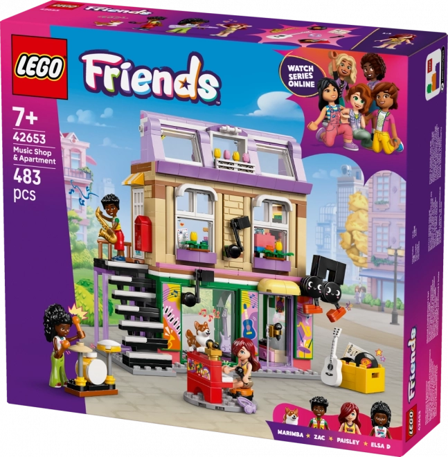 LEGO Friends hangszerbolt és lakás
