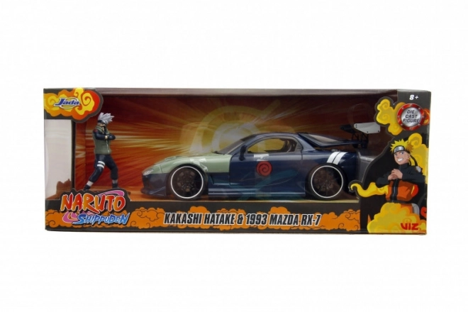 Naruto Mazda RX-7 modellautó és figura