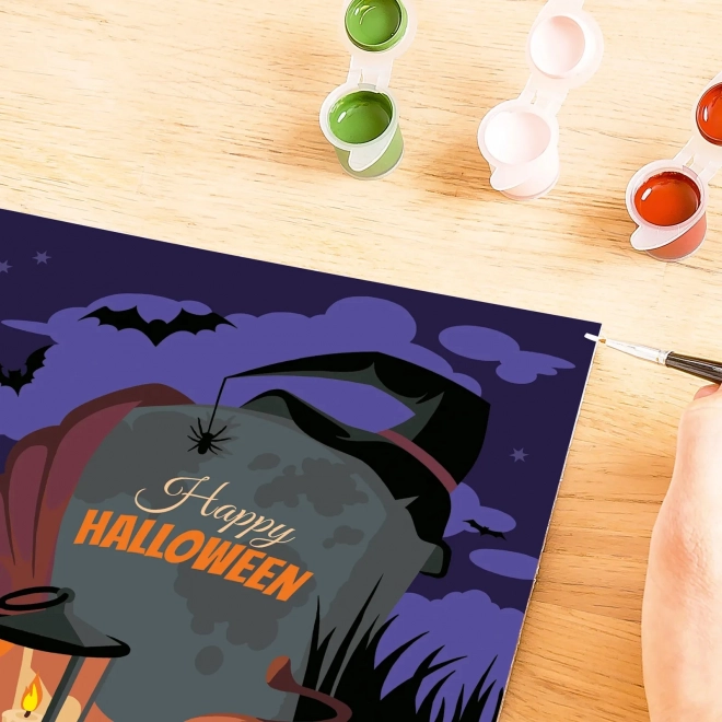 Ravensburger CreArt Halloween hangulat festés számok szerint