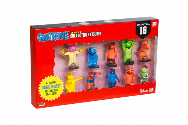 Gang Beasts minifigura készlet, 12 db, 1. széria