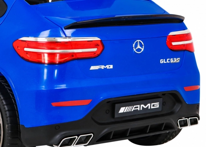 Mercedes Benz GLC63S gyerekeknek Kék + távirányító + 4x4 meghajtás + MP3 LED + EVA + lassú indulás