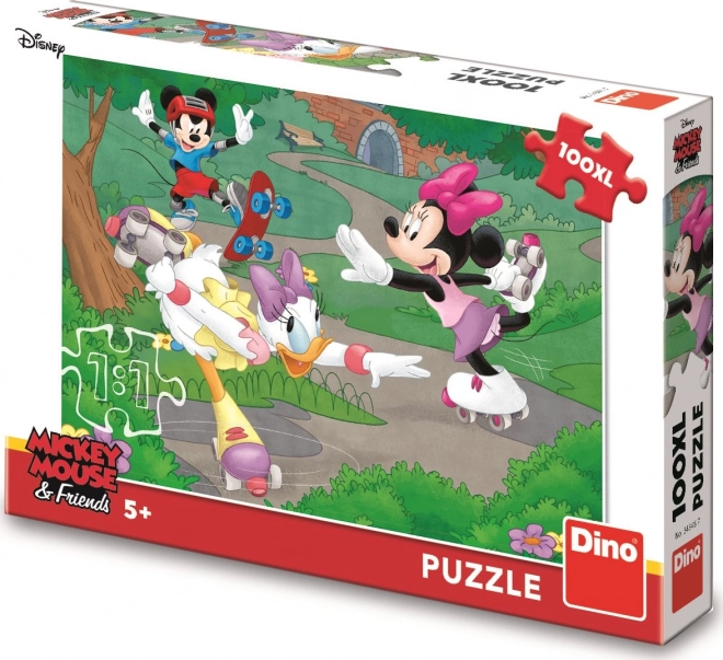 Dino puzzle Minnie sportol XL 100 darabos