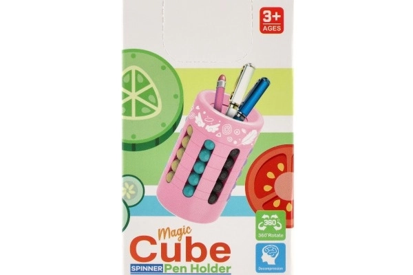 Színes puzzle torony és ceruzatartó