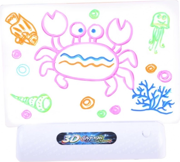 Neonos rajzolás 3D hatással