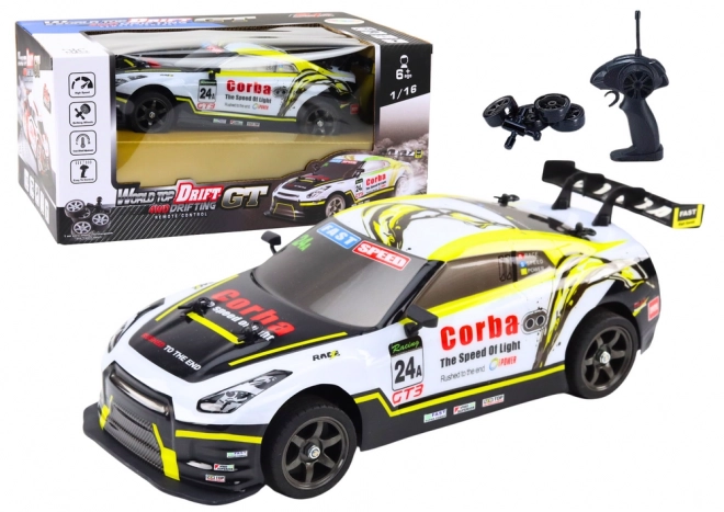 Rc drift sportautó cserélhető kerekekkel